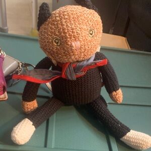 Handmade Knit Cat Doll